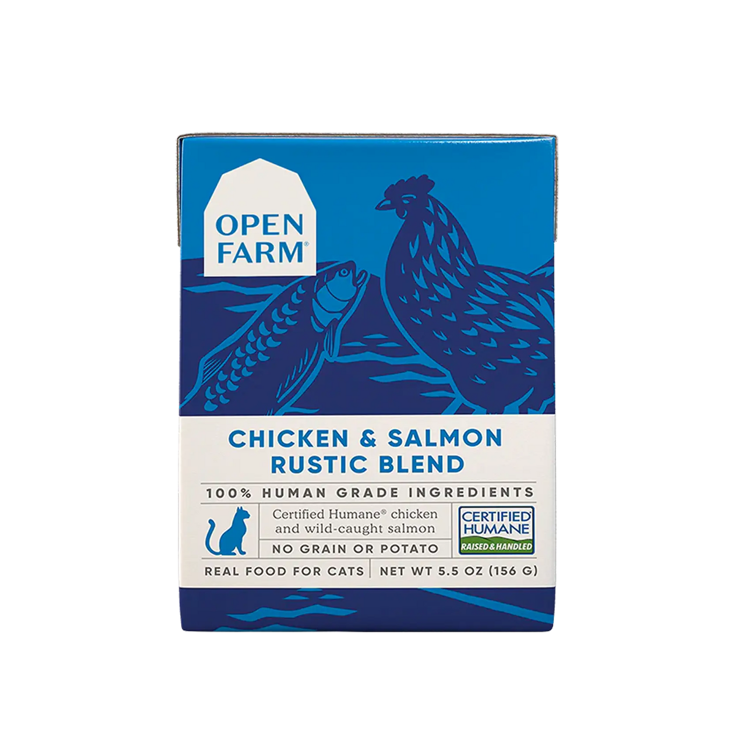 Open Farm Rustic Blend Wet Cat Food Chicken & Salmon 5.5oz