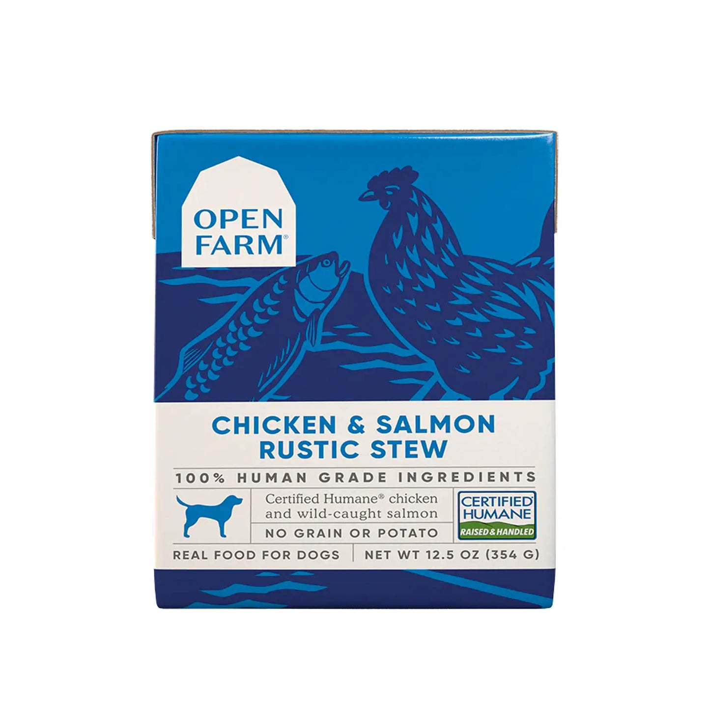 Open Farm Rustic Stew Wet Dog Food Chicken & Salmon 12.5oz