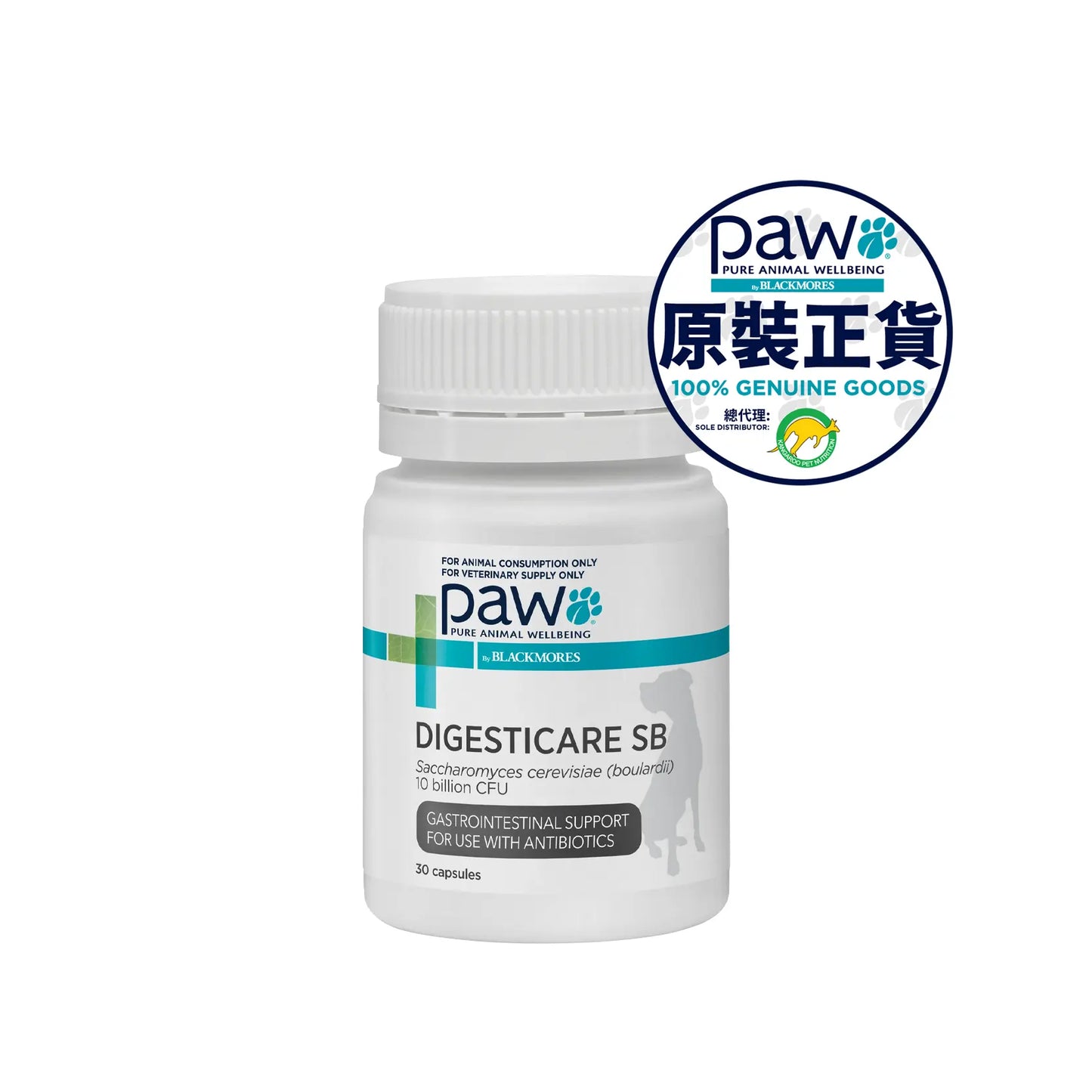 PAW - DigestiCare (Digestive Supplement for Small Breed Dogs) 30 Capsules