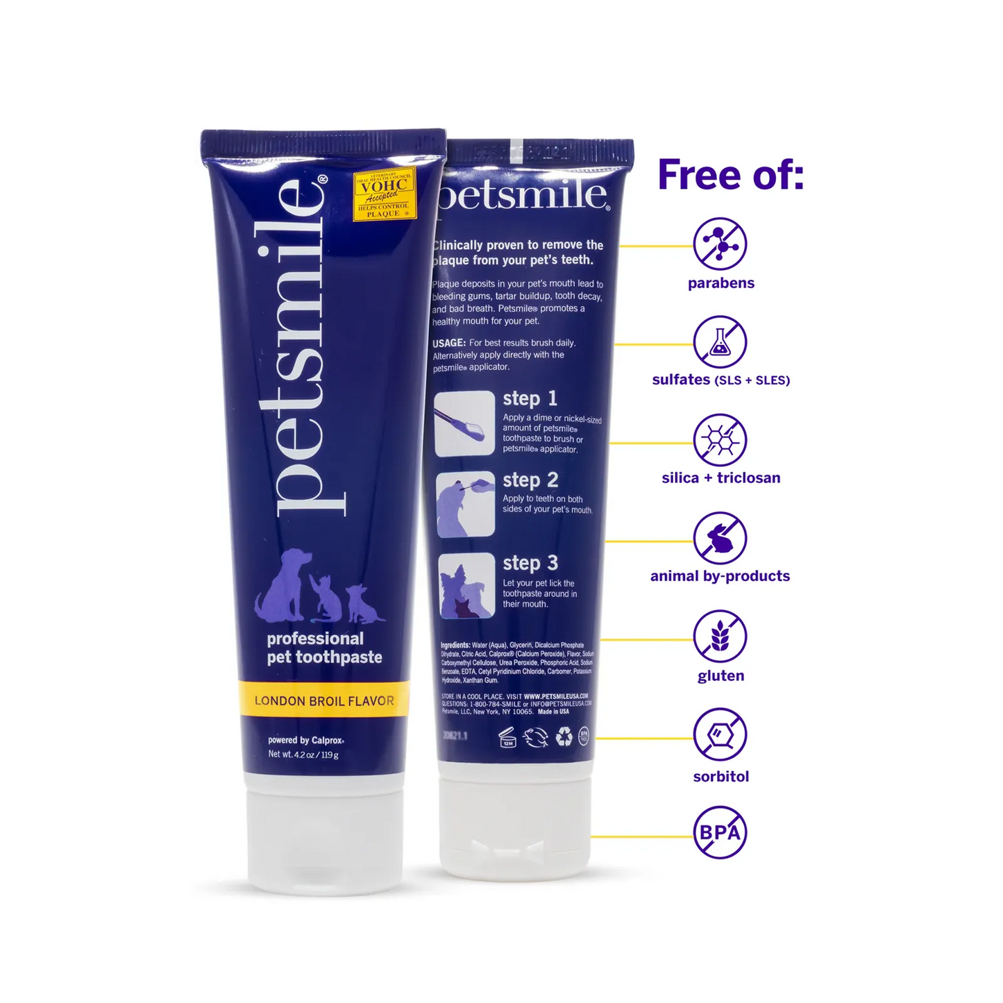 Petsmile Professional Pet Toothpaste - London Broil Flavour