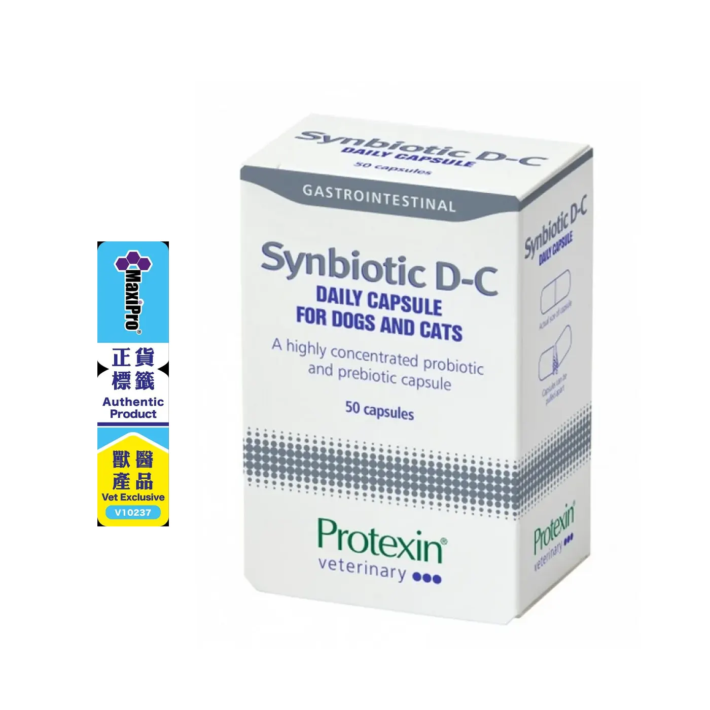 Protexin - Synbiotic D-C Digestive Supplement 50 Caps