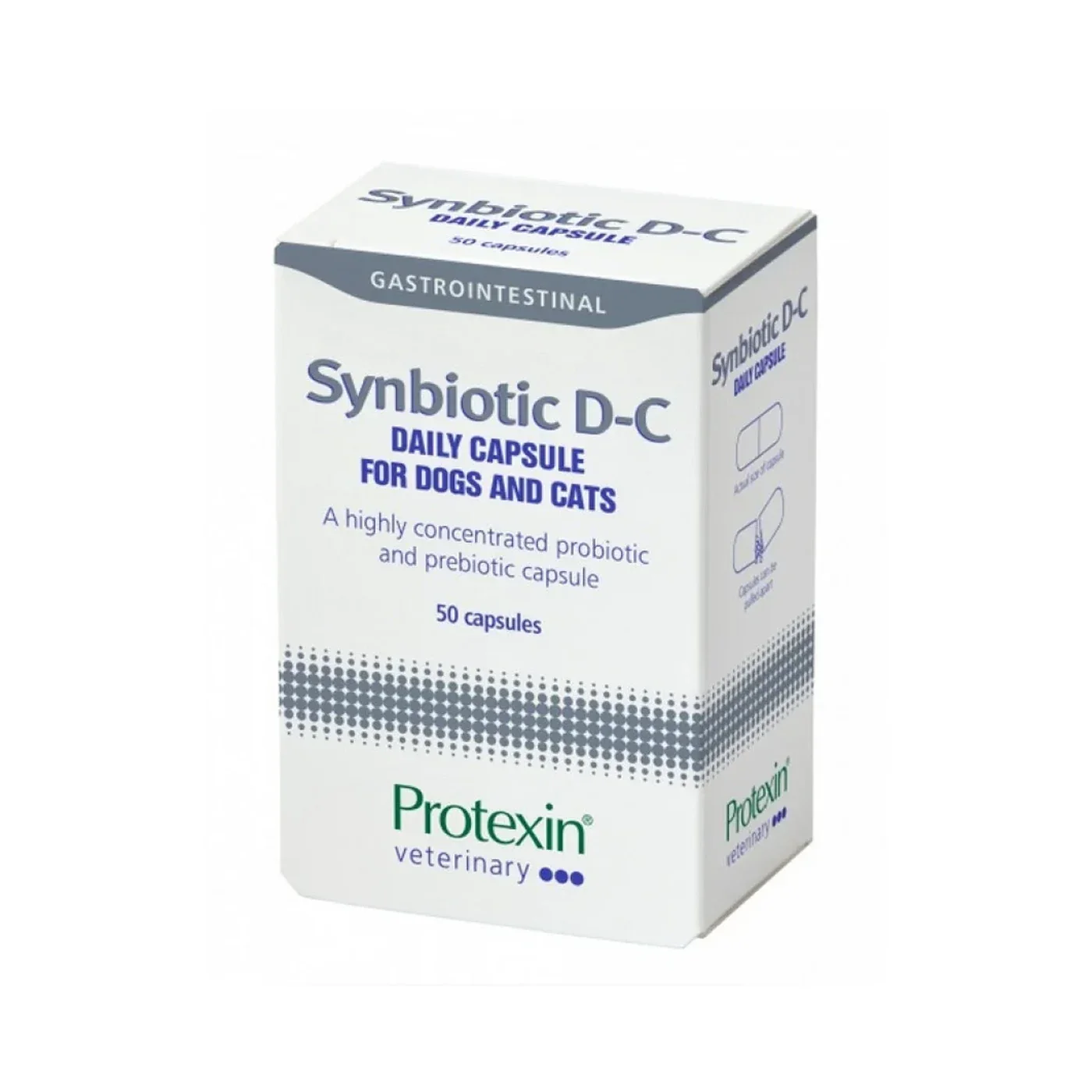 Protexin | Synbiotic D-C Digestive Supplement 50 Caps | Vetopia