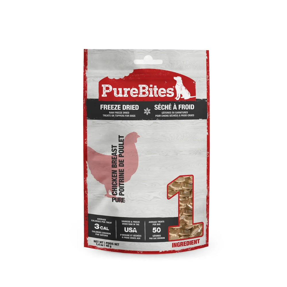 PureBites - Freeze Dried Dog Treats - Chicken Breast