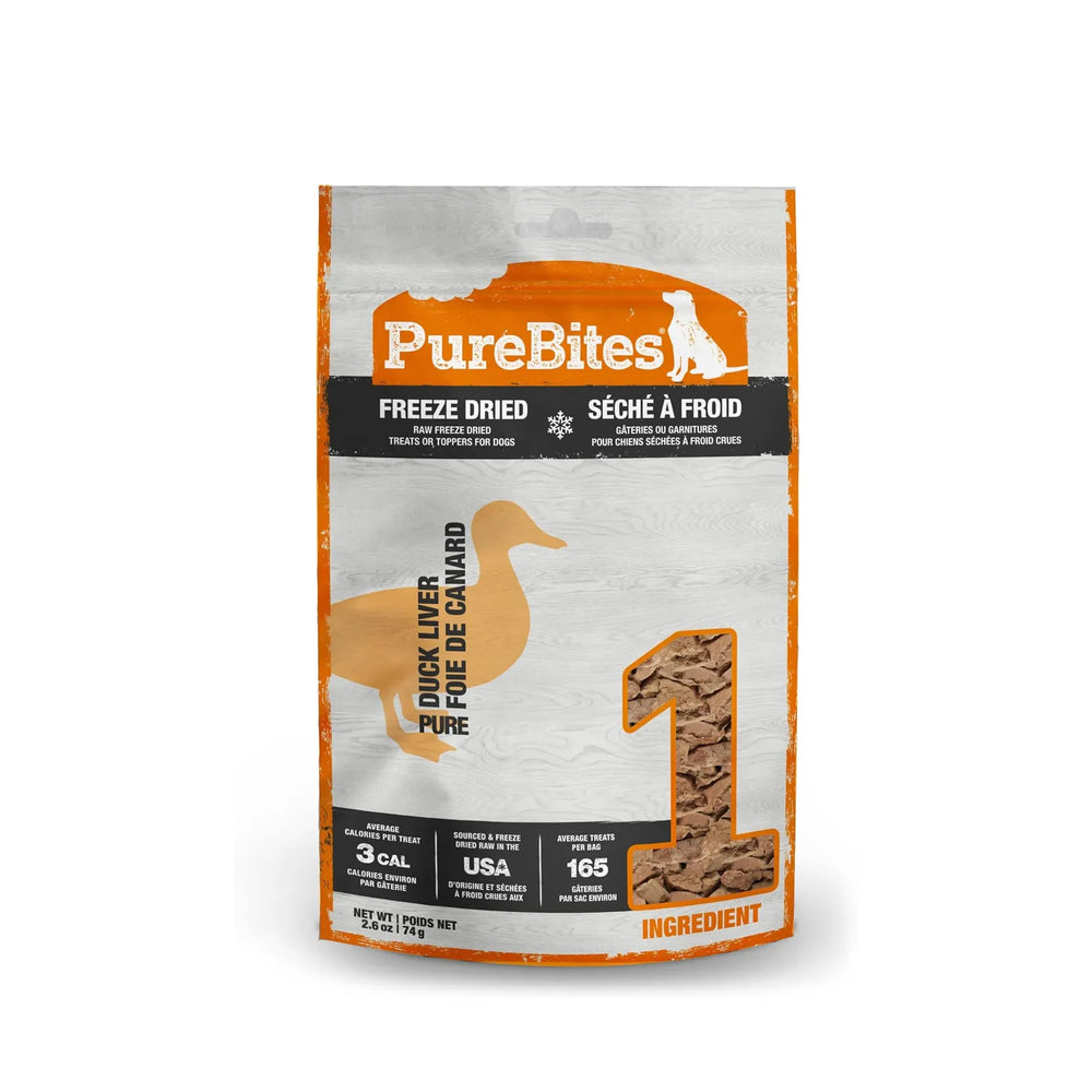 PureBites - 脫水鴨肝狗小食 35克