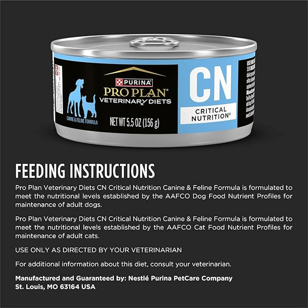 Purina Pro Plan Veterinary Diets - Canine & Feline CN Critical Nutrition 5.5oz