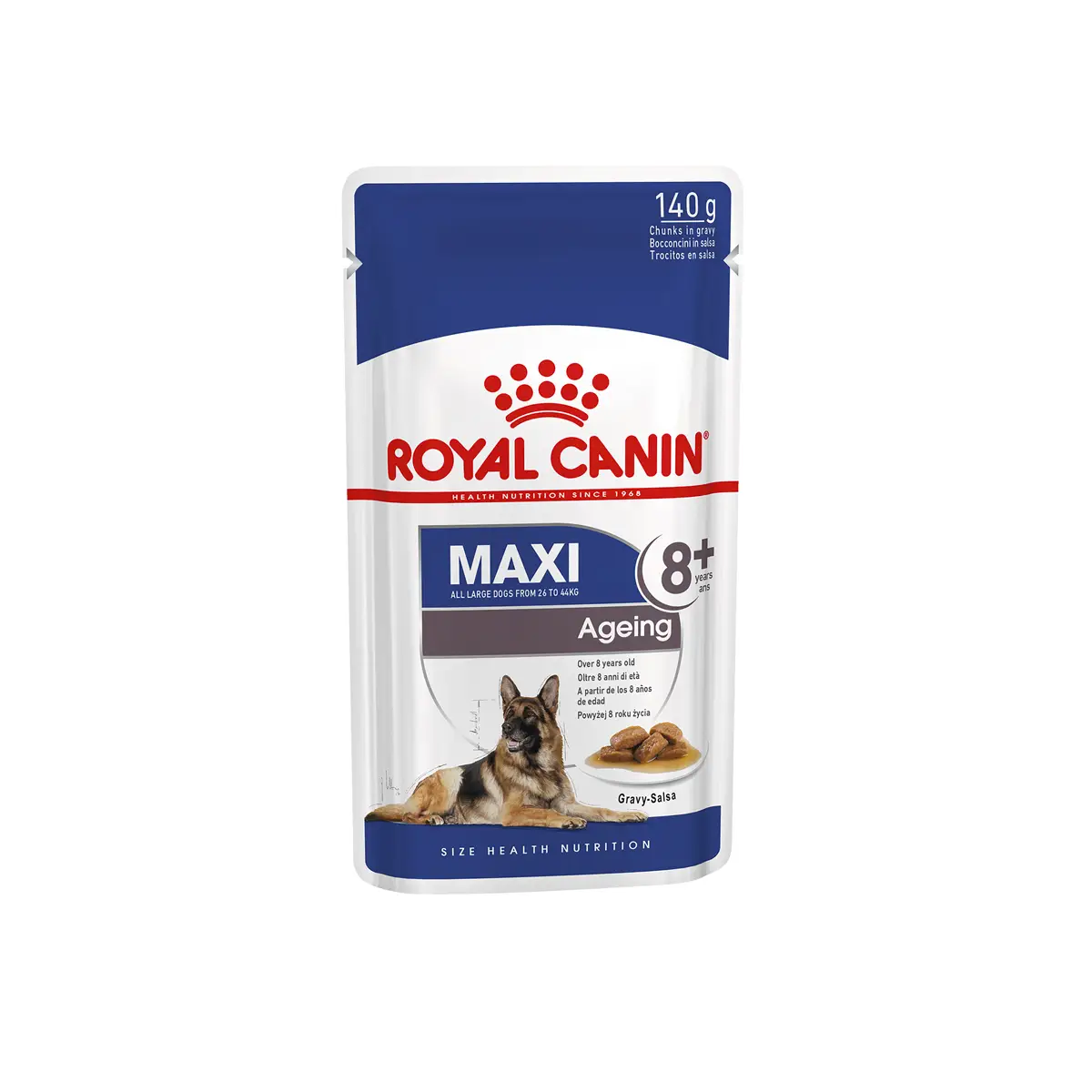 Royal Canin - Ageing 8+ MAXI Gravy Wet Food 140g