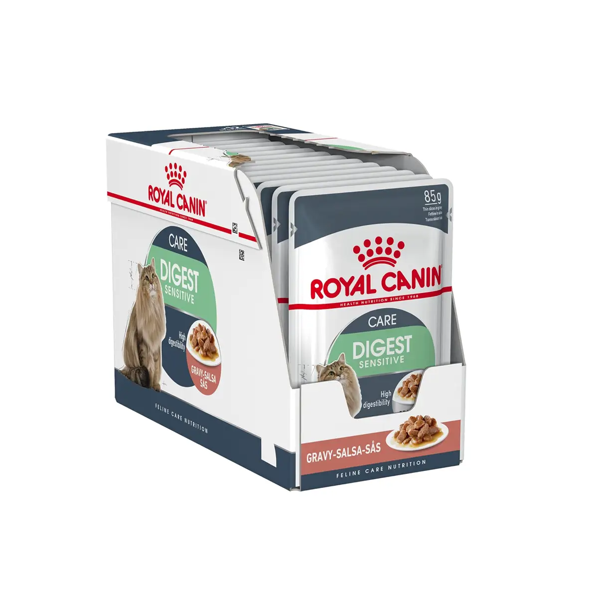 Royal Canin - Care Digestive Sensitive Care Adult Cat Wet Food In Gravy 85g