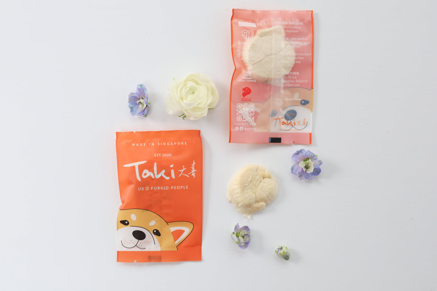 Taki Freeze Dried Treats for Dogs & Cats -  Hokkaido Scallop (6x3.5g)