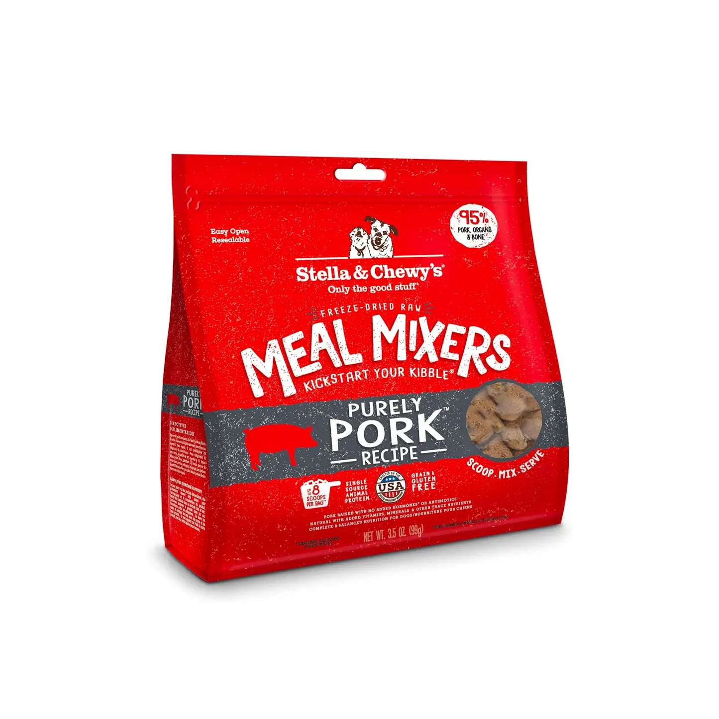 Stella & Chewy's - Freeze Dried Chewy's Purely Pork Meal Mixers