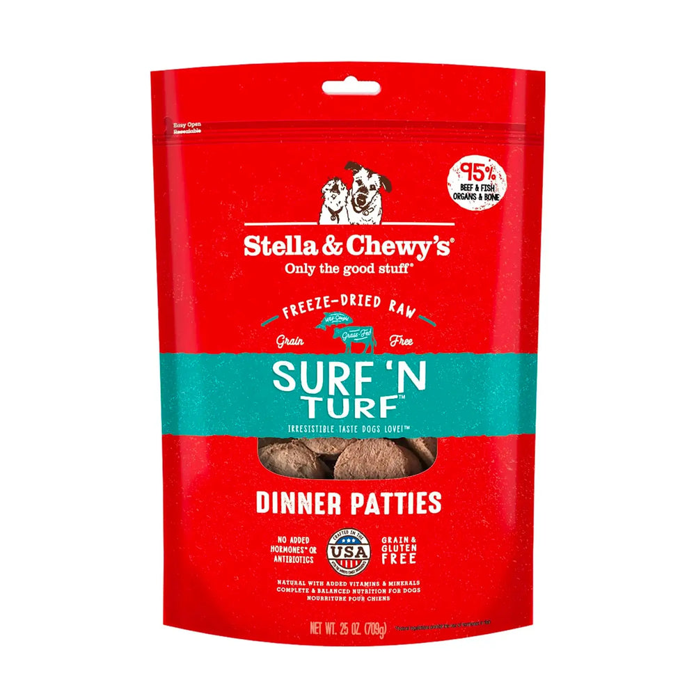 Stella & Chewy's - Freeze Dried Surf & Turf Dinner Patties