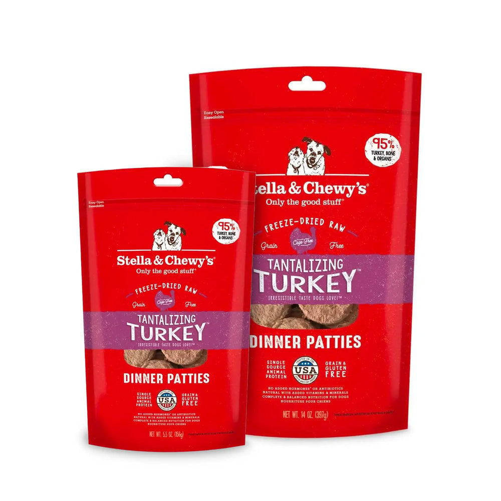 Stella & Chewy's - Freeze Dried Tantalizing Turkey Dinner Patties