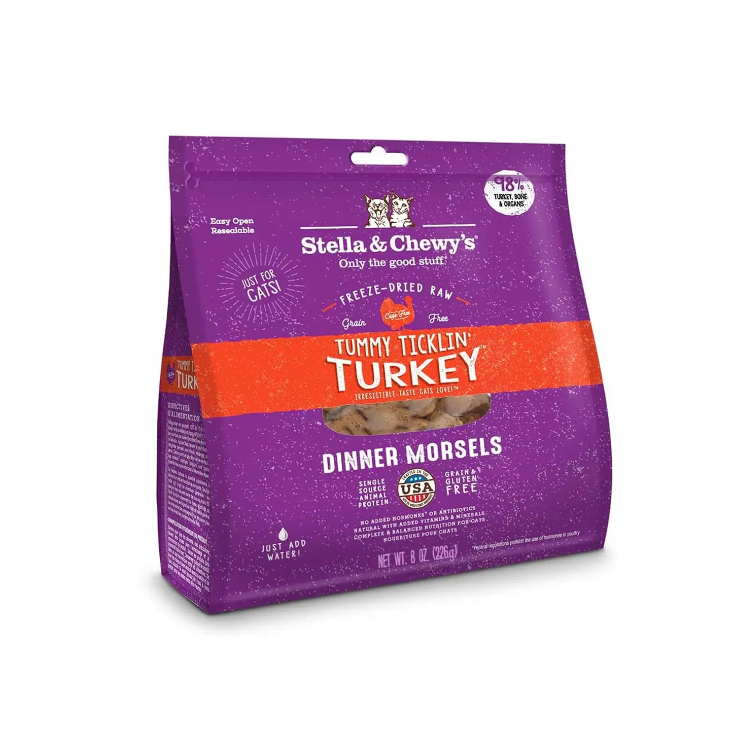 Stella & Chewy's - Freeze Dried Tummy Ticklin' Turkey Dinners Morsels (Cats)