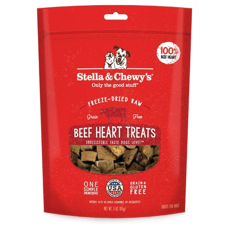 Stella & Chewy's Single Ingredients Freeze-Dried Raw Dog Treats - Beef Heart