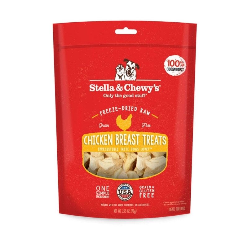 Stella & Chewy's Single Ingredients Freeze-Dried Raw Dog Treats - Chicken Breast
