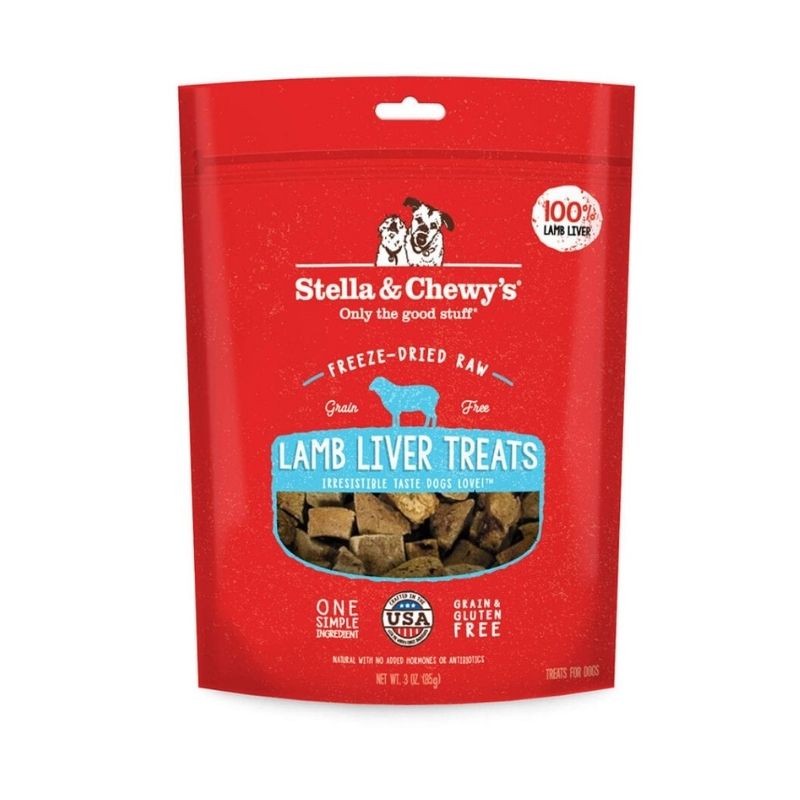 Stella & Chewy's Single Ingredients Freeze-Dried Raw Dog Treats - Lamb Liver