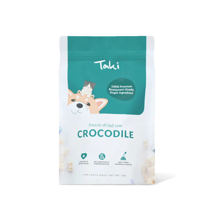 Taki Freeze Dried Treats for Dogs & Cats - Crocodile 50g