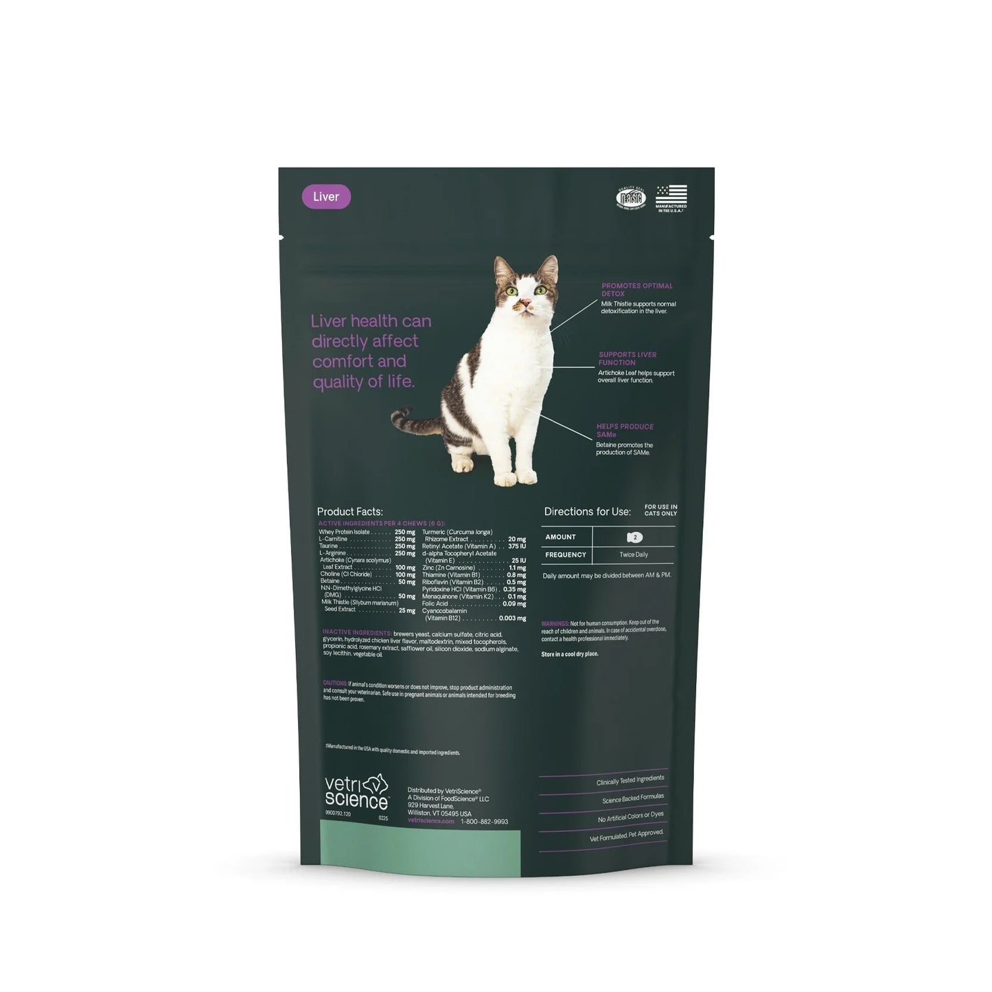 VetriScience | Vetri Liver Feline Bite Sized Chews | Vetopia