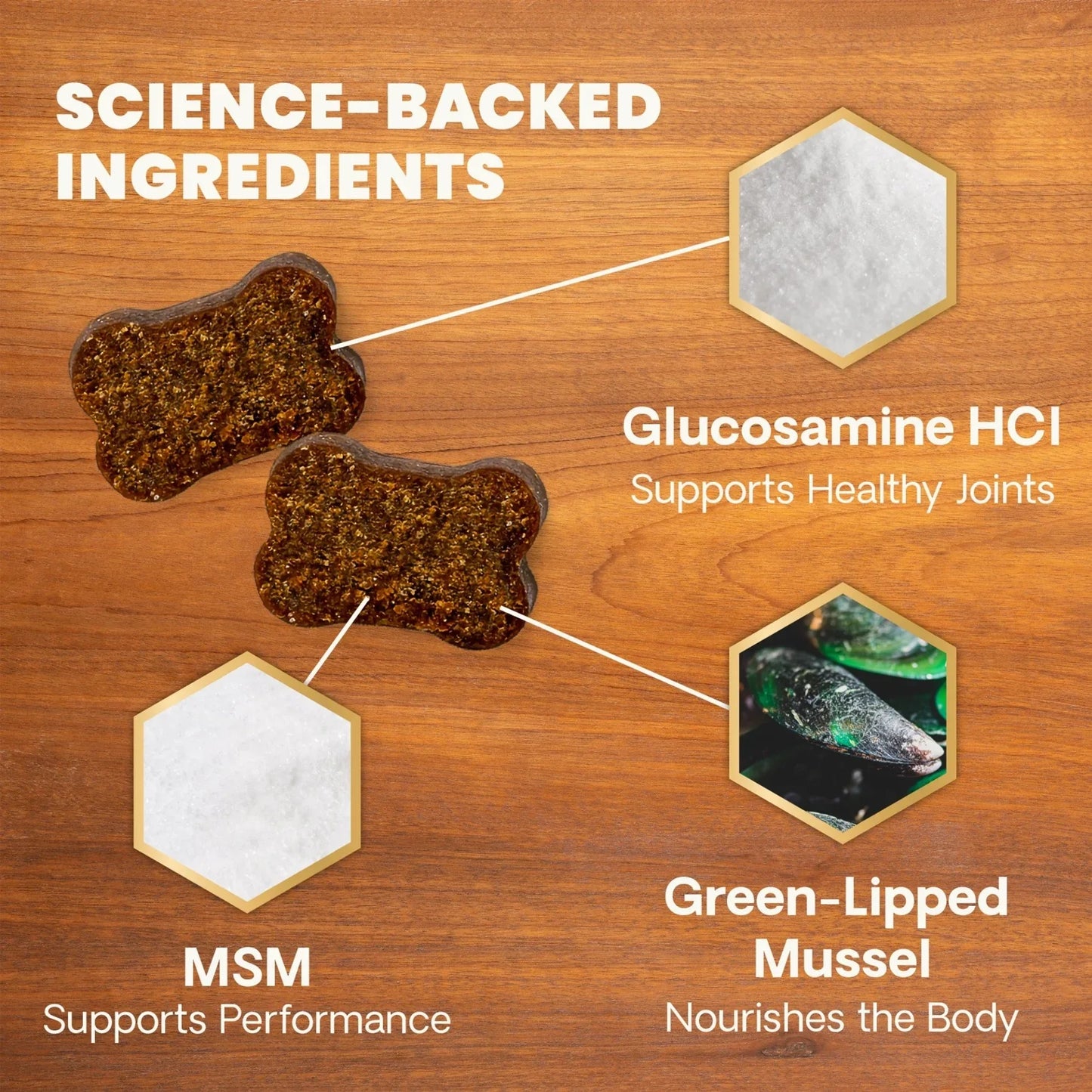 VetriScience | GlycoFlex 3 Bite Sized Chews Dog Joint Supplement | Vetopia