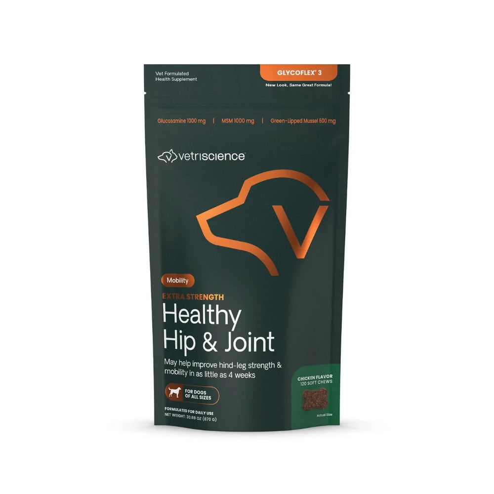 VetriScience - GlycoFlex 3 Bite Sized Chews (Joint Supplements for Dogs) 120 Chews