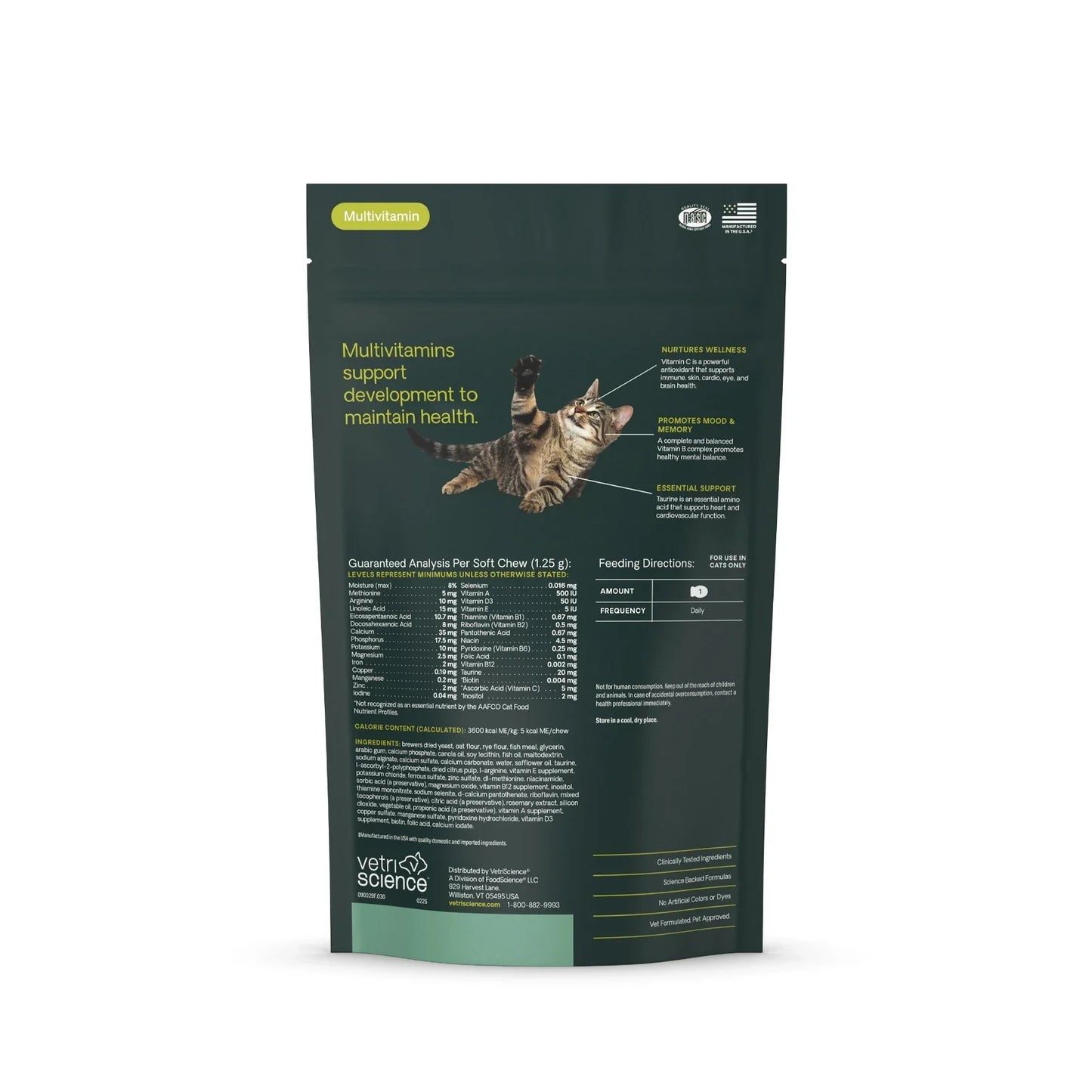 VetriScience | Nu-Cat Multivitamin | Vetopia
