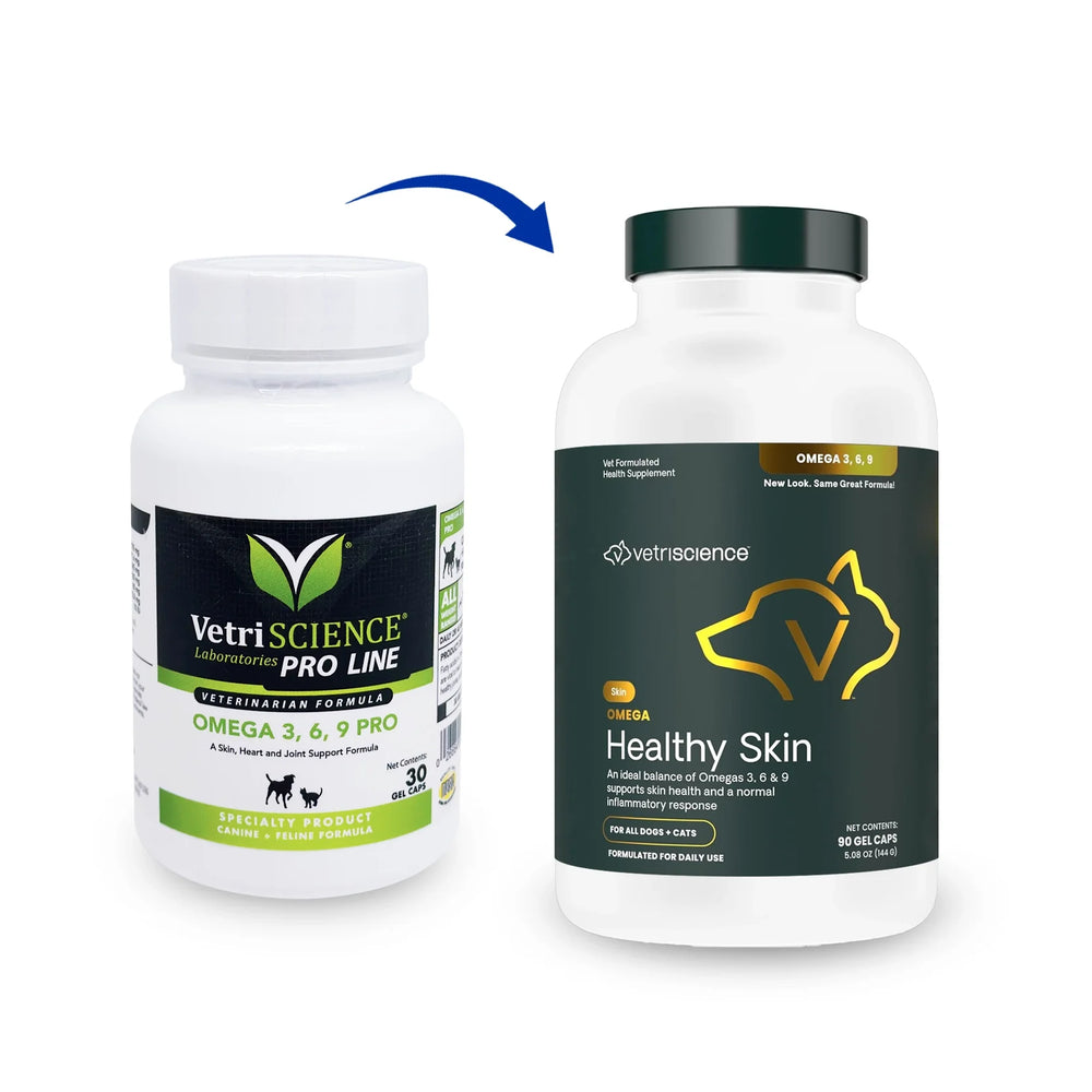 VetriScience - Omega 3,6,9 Pro (Skin Supplements for Dogs & Cats) 30 Gel Caps
