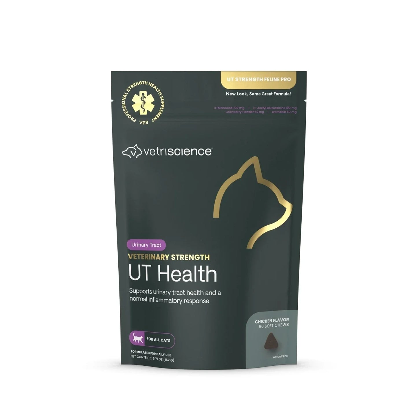 VetriScience - UT Strength Pro (Urinary Tract Supplements for Cats) 90 Bite-Sized Chews