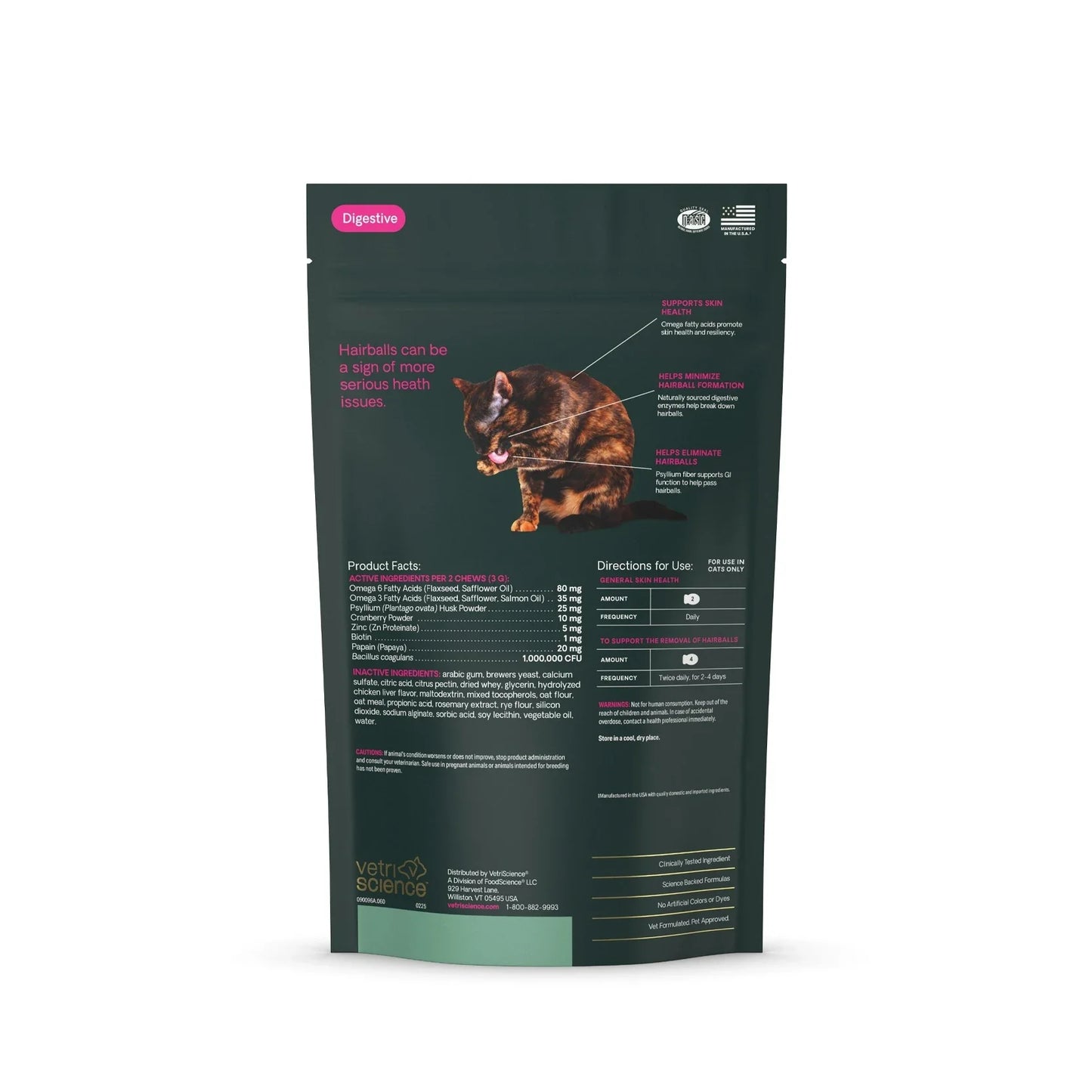 VetriScience - Vetri Feline Furball PRO (60 Chews)