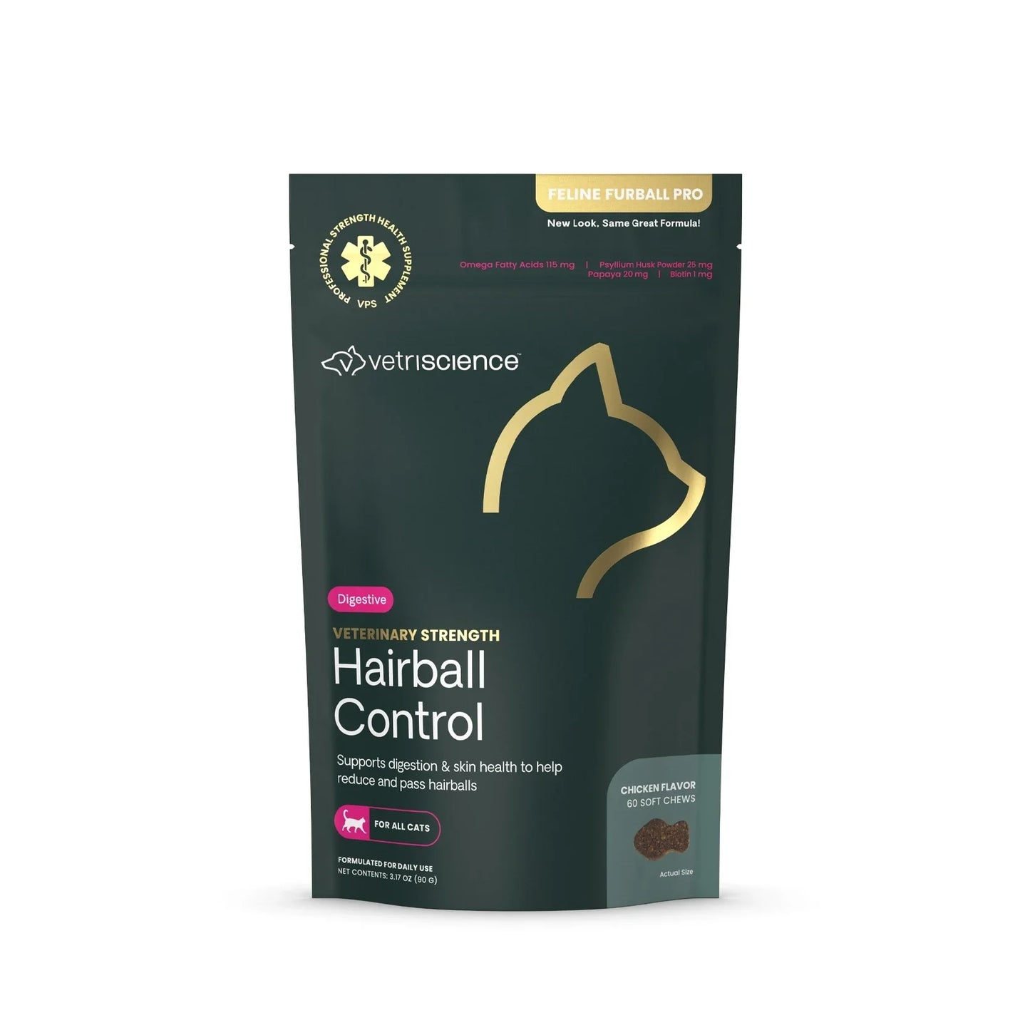 VetriScience - Vetri Feline Furball PRO (60 Chews)