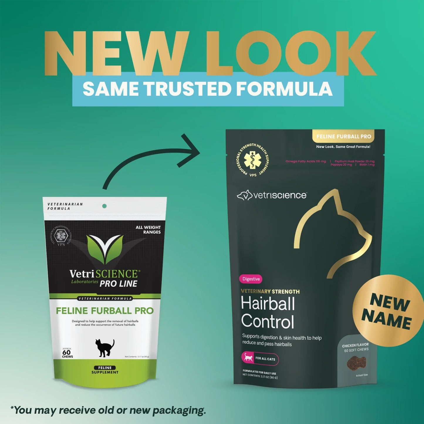 VetriScience - Vetri Feline Furball PRO (60 Chews)