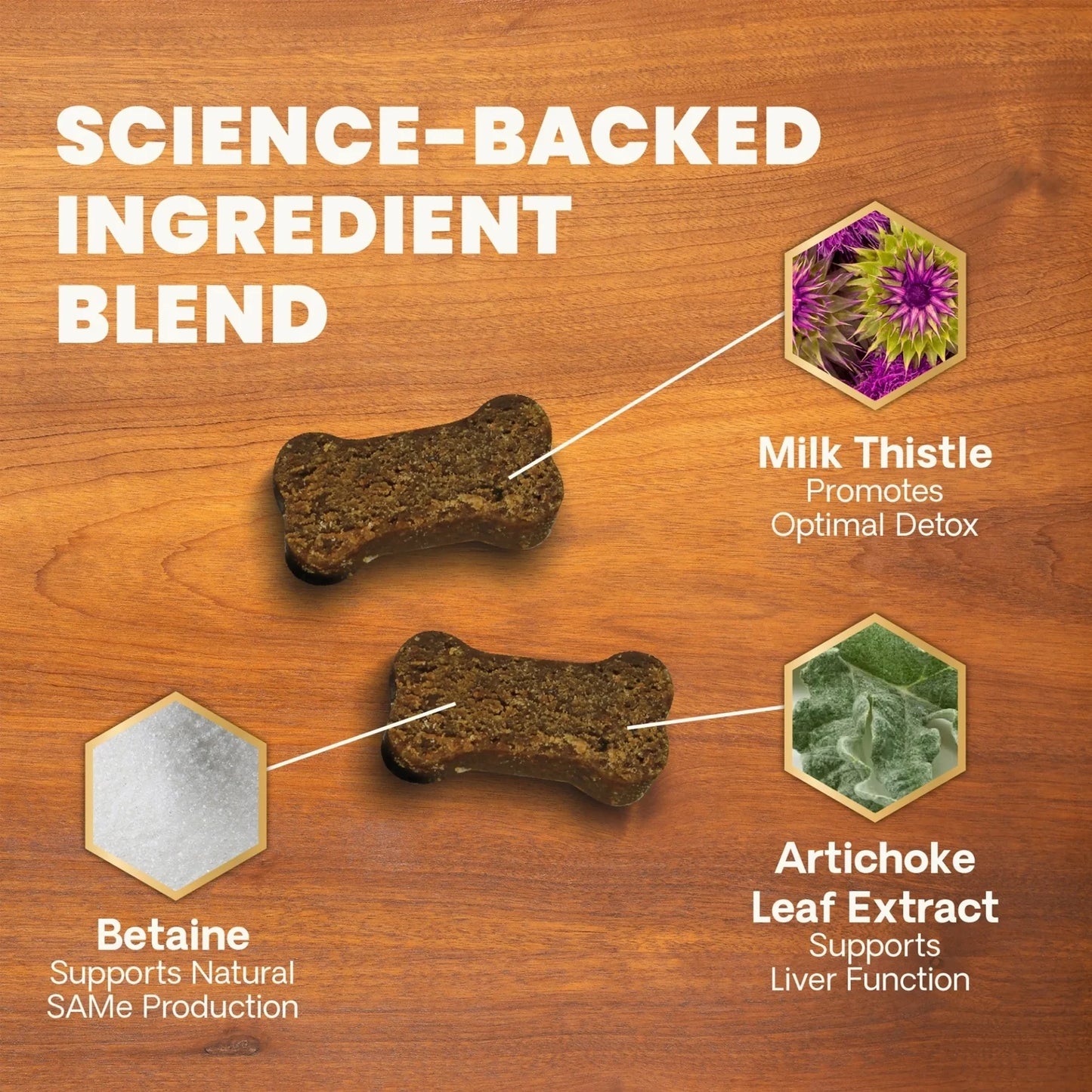 VetriScience - Vetri Liver Canine Bite-Sized Chews (Liver Supplements for Dogs) 60 Chews