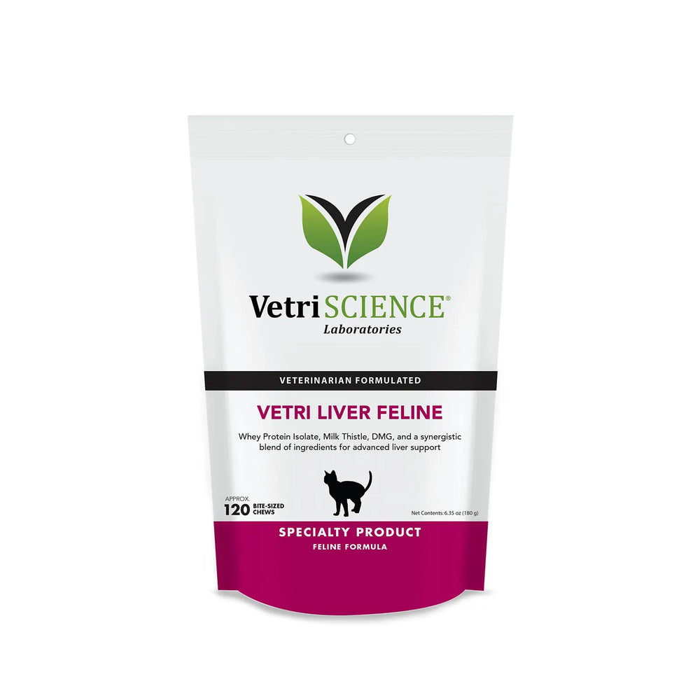 VetriScience - Vetri Liver Feline Bite Sized Chews -120 Chews