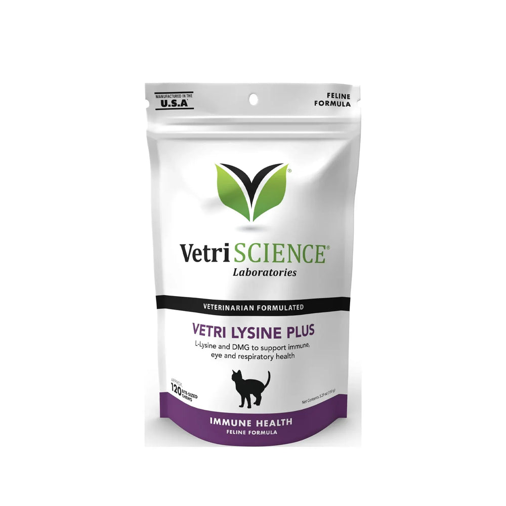 VetriScience - Vetri Lysine Plus Bite-Sized Chews for Cats - 120 Chews