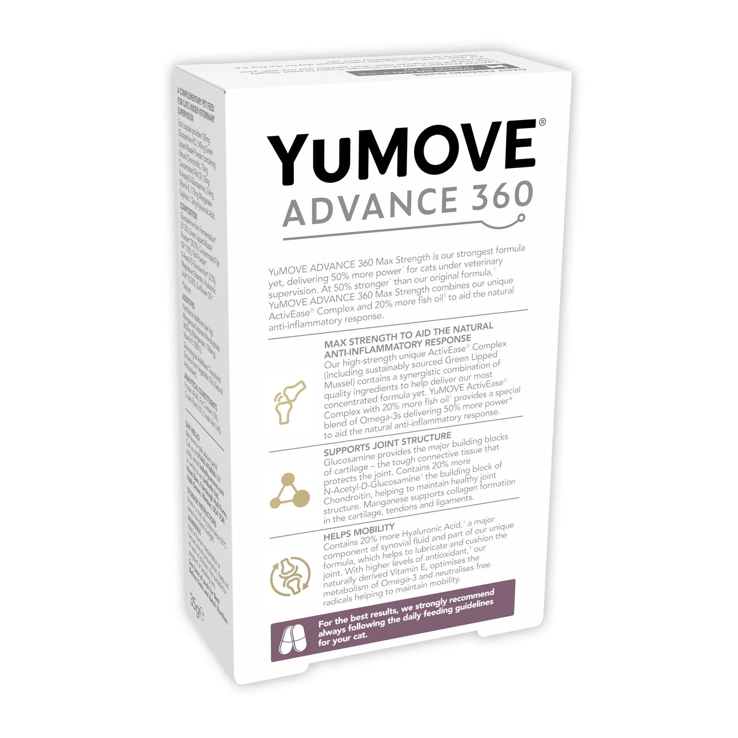 YuMove - Advance 360 Max Strength Joint Care Cat Supplement (60 capsules)