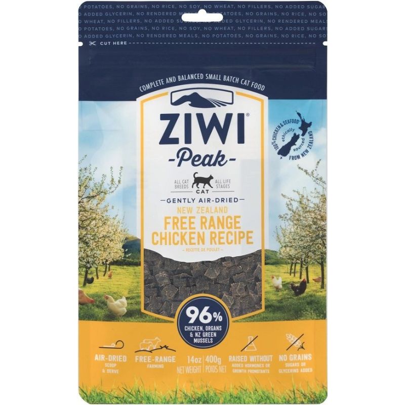 ZiwiPeak | Grain-Free Air-Dried Free-Range Chicken Cat Food | Vetopia