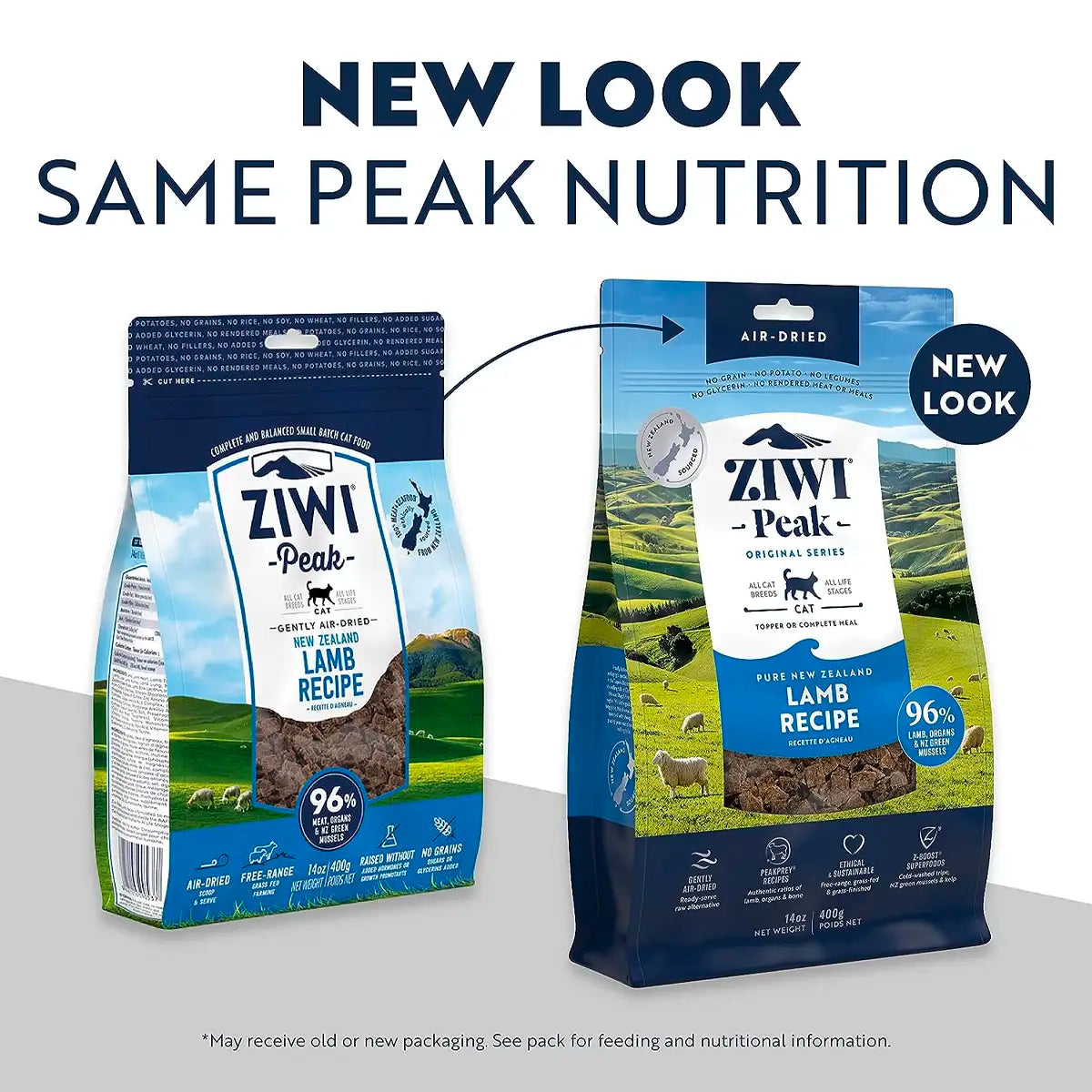 ZiwiPeak Air-Dried Cat Food - Lamb Recipe