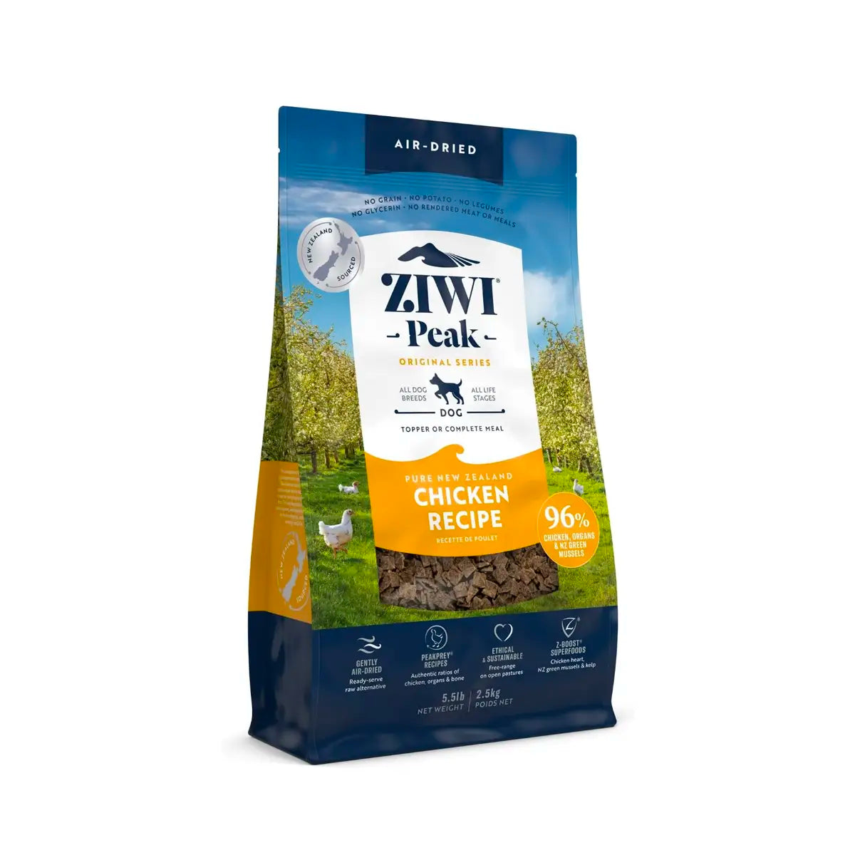 ZiwiPeak Air-Dried Dog Food - Free Range Chicken