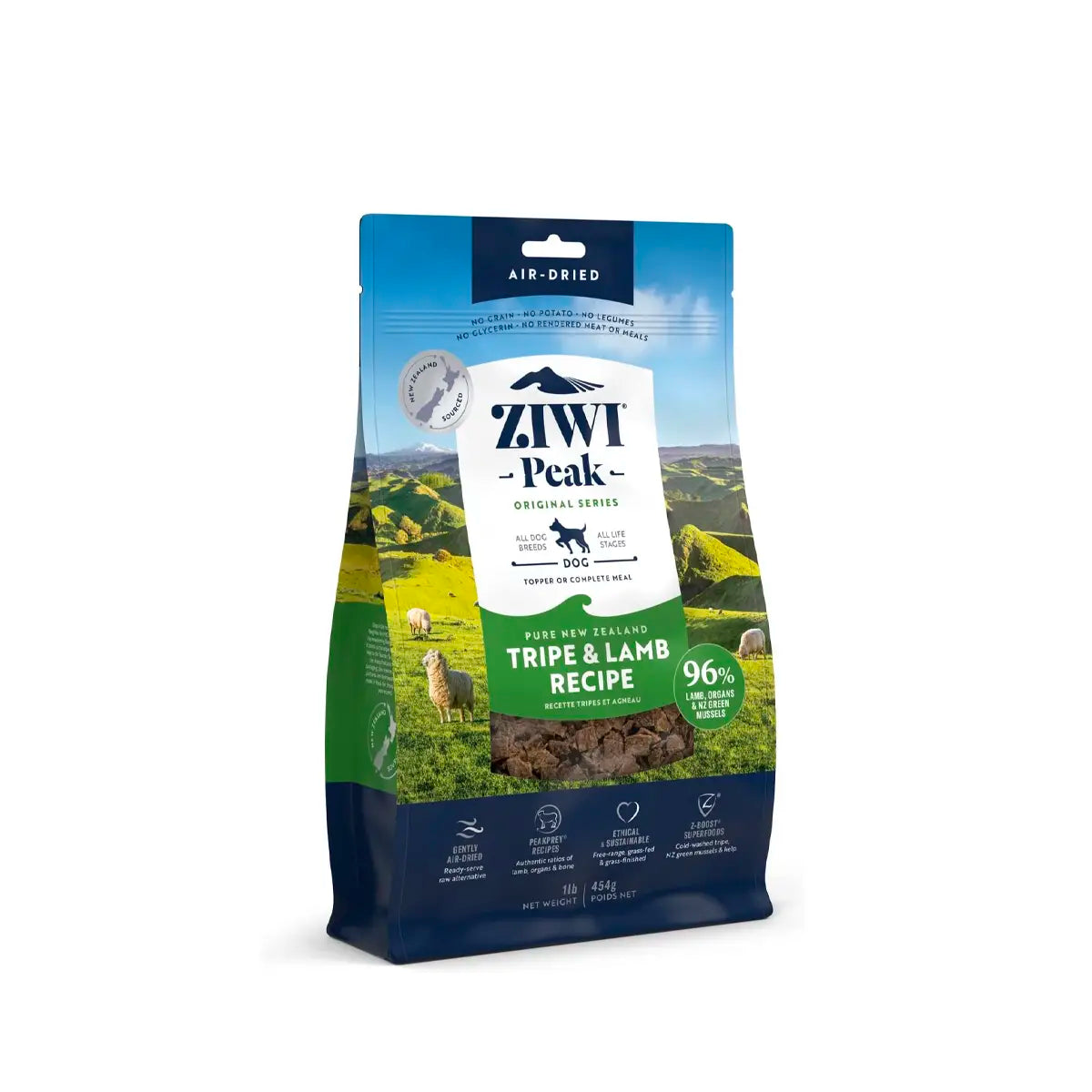 ZiwiPeak Air-Dried Dog Food - Tripe & Lamb