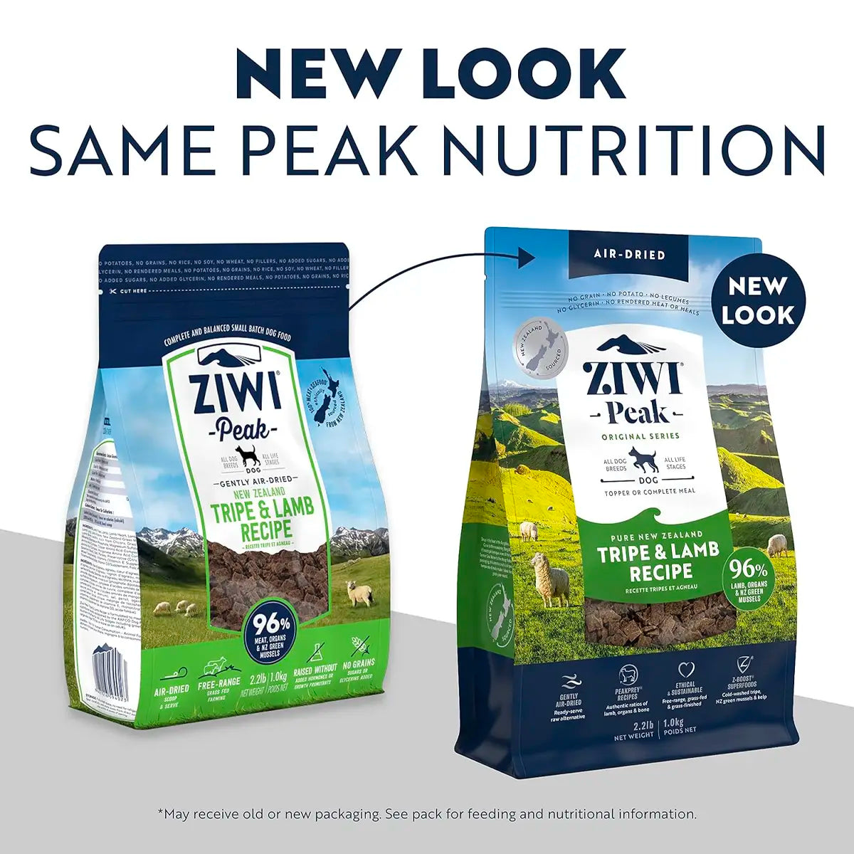 ZiwiPeak Air-Dried Dog Food - Tripe & Lamb