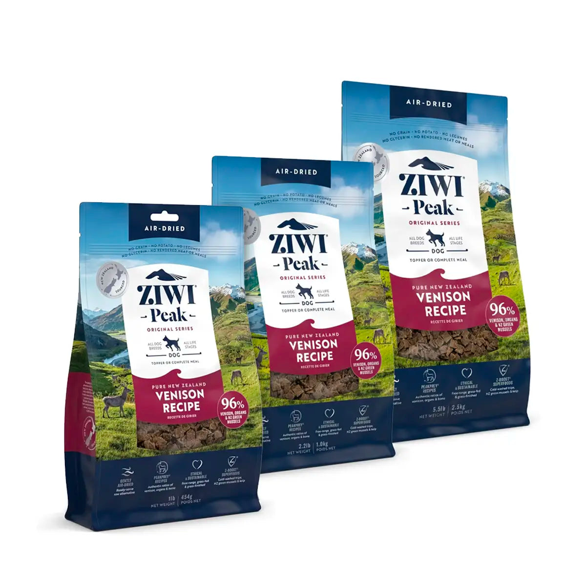 ZiwiPeak Air-Dried Dog Food - Venison