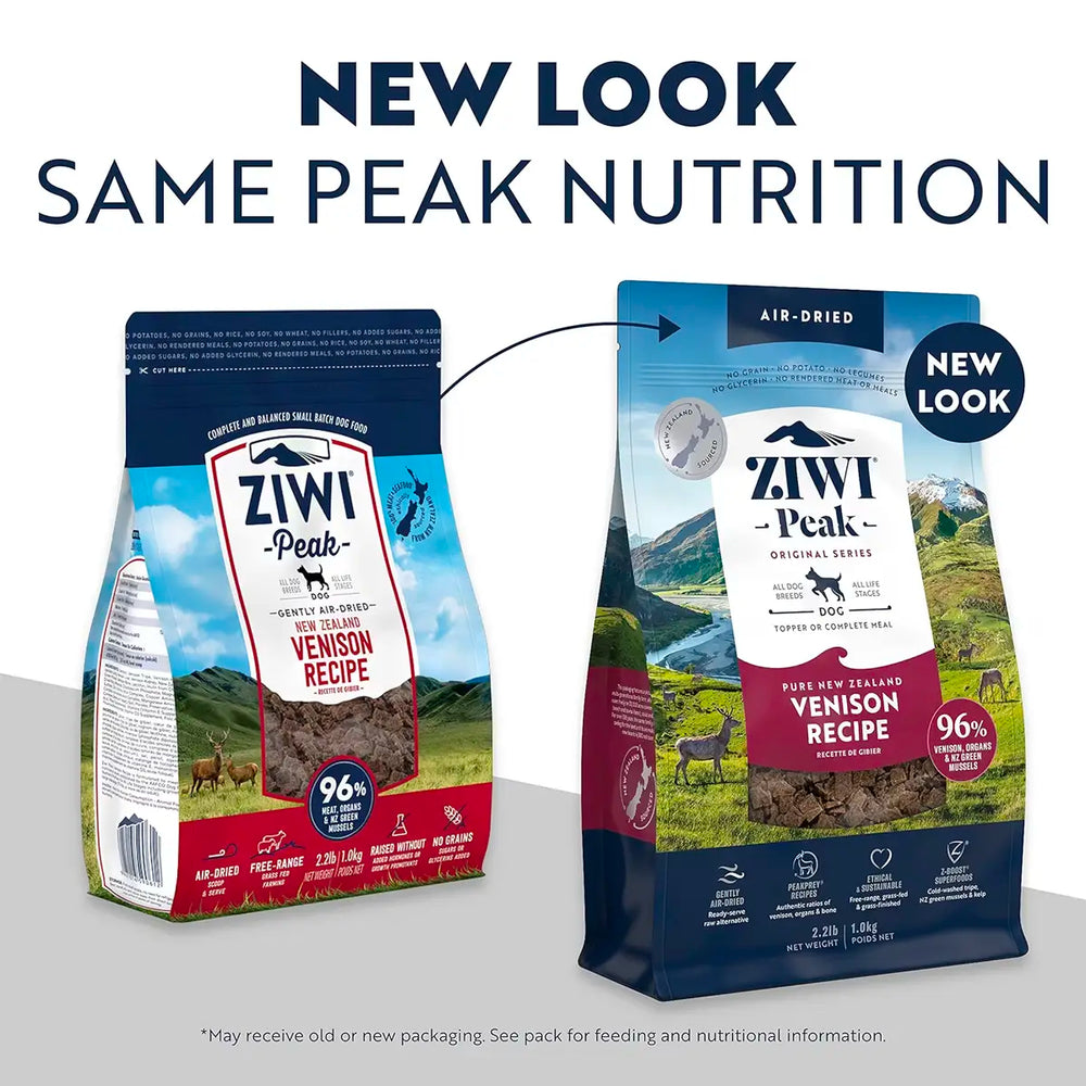 ZiwiPeak Air-Dried Dog Food - Venison