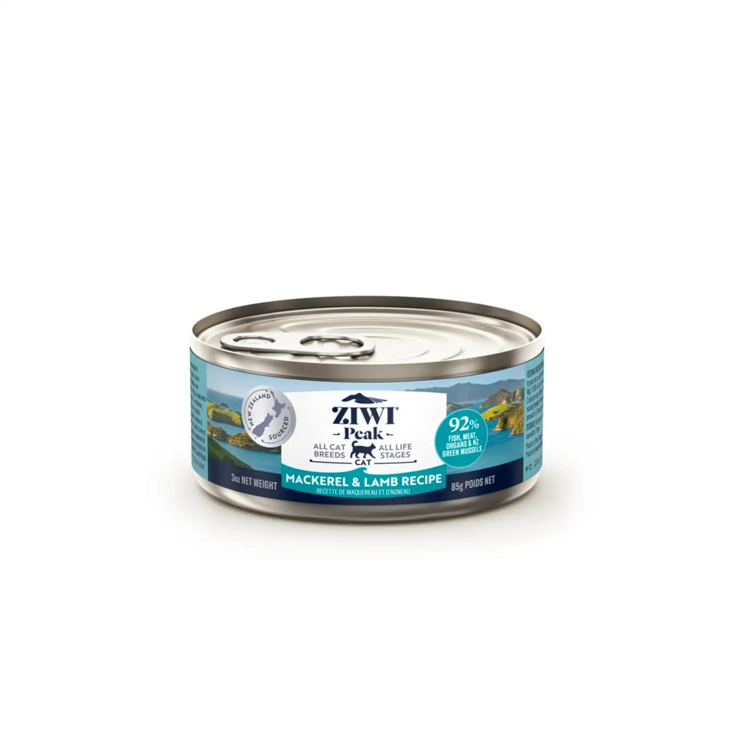 ZiwiPeak Moist Cat Food - Mackerel & Lamb Recipe