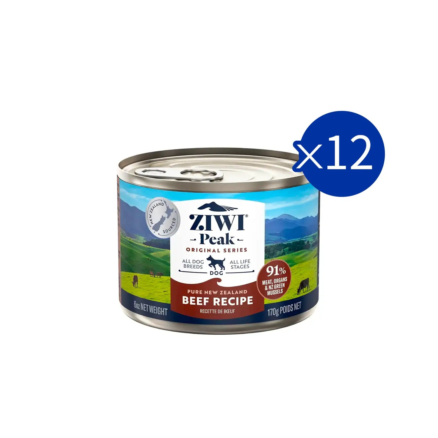 ZiwiPeak Moist Dog Food - Beef Recipe