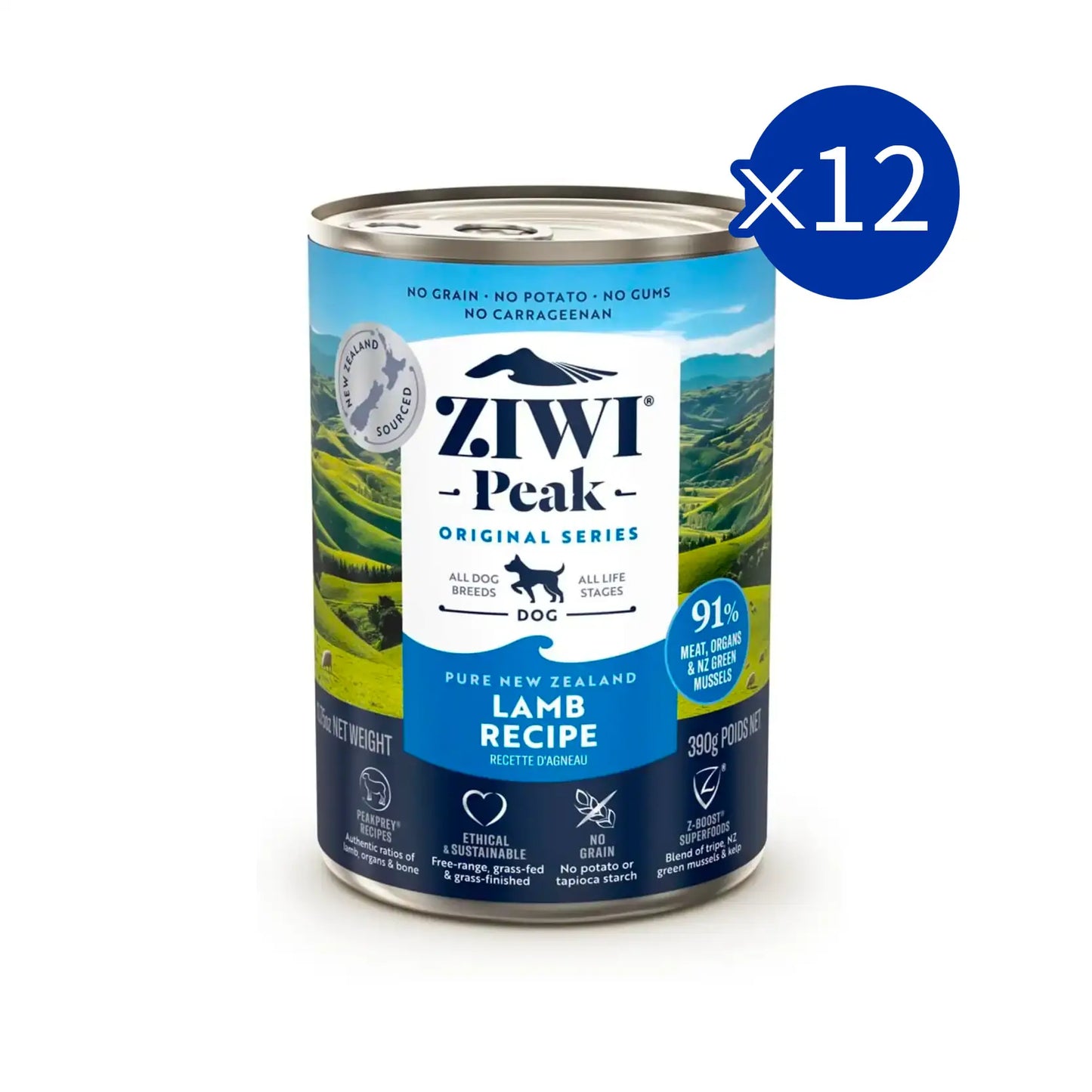 ZiwiPeak Moist Dog Food - Lamb Recipe