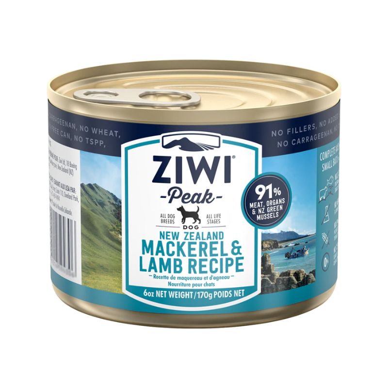 ZiwiPeak Moist Dog Food - Mackerel & Lamb Recipe