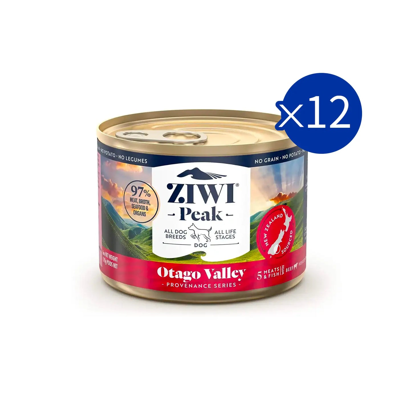 ZiwiPeak Moist Dog Food - Otago Valley Recipe 170g