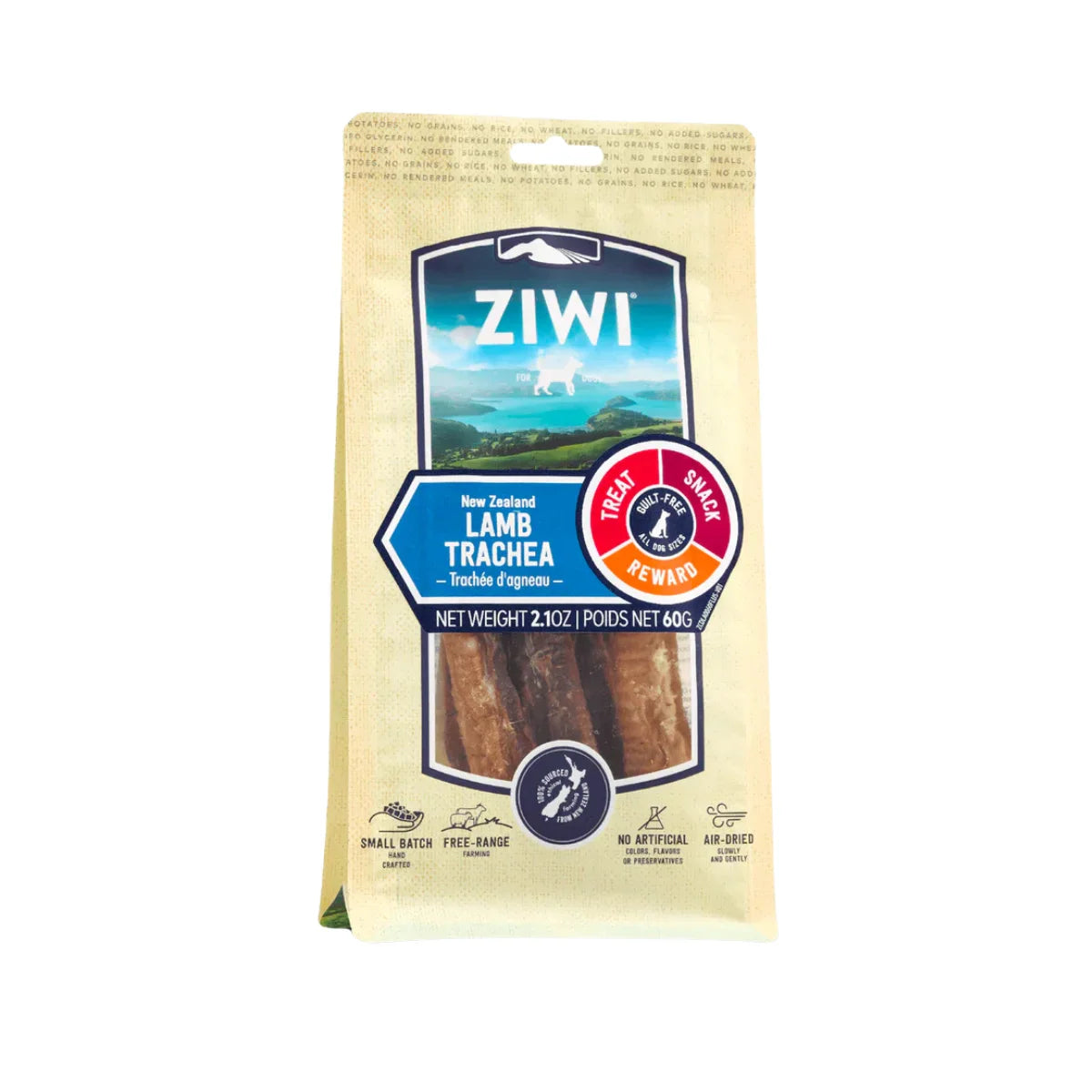 ZiwiPeak | Lamb Trachea Chews for Dogs | Vetopia