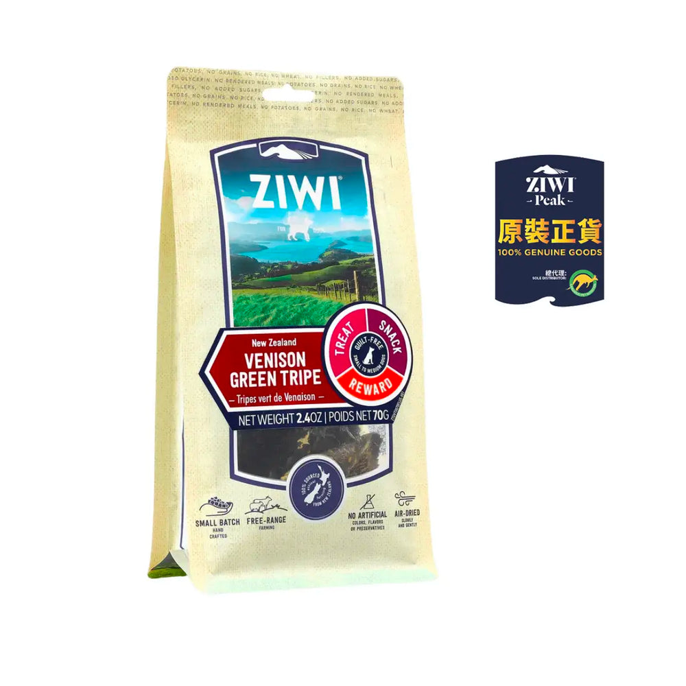 ZiwiPeak Oral Healthcare Chews - Venison Green Tripe 60g