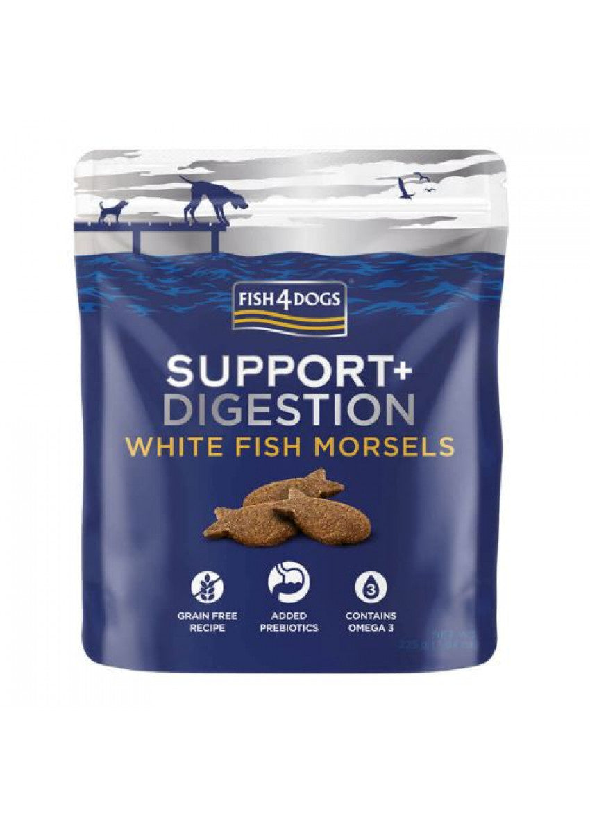 Fish4Dogs White Fish Morsels - Support Digestion  225g
