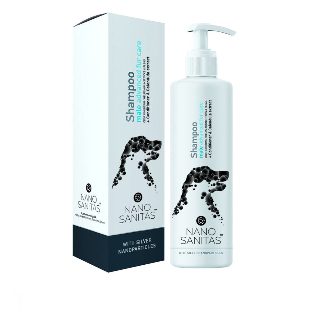 NanoSanitas - Shampoo male advanced fur care ( AUG 2022 Expired ) 250ml