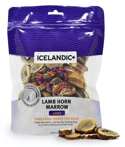 Load image into Gallery viewer, Icelandic+ Lamb Marrow Chips Dog Treat 4oz
